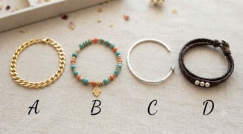 Chọn 1 chiếc vòng tay bạn thích nhất sẽ nói trước vận may gì đang đợi bạn?