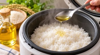 Vì sao nhiều người cho một thìa dầu ăn vào nồi cơm? Mẹo nhỏ nhưng có lý do