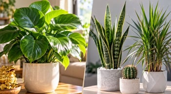 Vì sao phong thủy nói cây lá to tròn hút lộc hơn cây lá kim, nhọn, nhỏ?