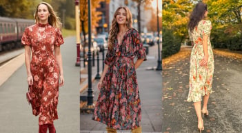 4 kiểu váy hoa đang được yêu thích mùa thu, diện đi làm hay đi chơi đều đẹp
