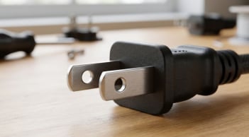 Vì sao phích cắm điện dẹt luôn có hai lỗ tròn nhỏ?