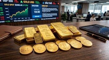 Bảng giá vàng 9999 24K 18K SJC DOJI PNJ hôm nay 26/9/2026