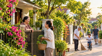 Người xưa nhắc: Nơi ở tốt không chỉ nhờ phong thủy mà cần hàng xóm kiểu này