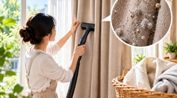 Bao lâu nên giặt rèm cửa một lần?