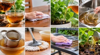 Nước trà để qua đêm đừng vội đổ đi: 7 cách tận dụng đơn giản, công dụng bất ngờ