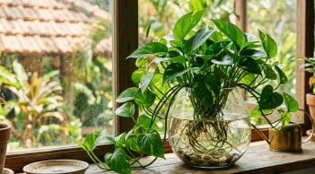 Cách trồng trầu bà thủy sinh tươi xanh quanh năm