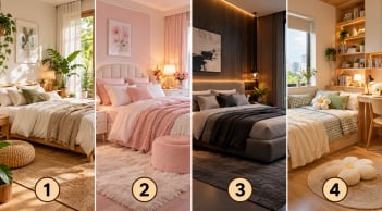 Chọn 1 phòng ngủ khiến bạn thấy dễ chịu nhất, điều đó nói lên kiểu làm giàu phù hợp với bạn