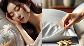 Vì sao nên đặt nhánh gừng tươi dưới gối trước khi ngủ?