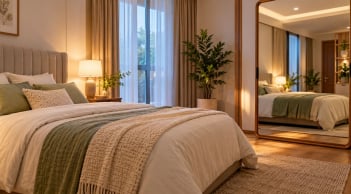 Vì sao người xưa kiêng đặt gương đối diện giường ngủ? Vậy có nên đặt gương ở trong phòng ngủ?