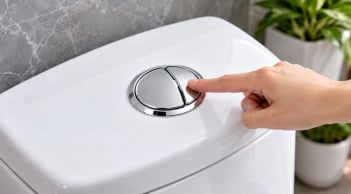 Vì sao bồn cầu có 2 nút xả? Nhiều người dùng mỗi ngày nhưng chưa biết cách dùng đúng