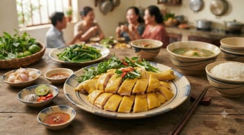 Cách luộc gà giòn da không bị đỏ bên trong, đậm vị