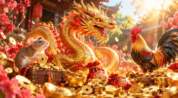 Từ ngày 5 đến 9/10, Phúc Lành tề tựu, 3 con giáp tắm trong biển tiền