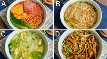 Chọn 1 bát mì bạn thấy ngon nhất
