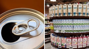 Tại sao lon nước ngọt hình tròn, còn hộp sữa giấy hình vuông?