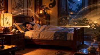Vì sao các cụ dặn ngủ không quay đầu hướng Đông?
