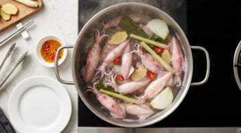 Cách luộc mực ngọt thịt, không tanh, không dai