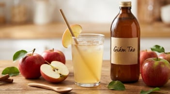 Cách uống giấm táo hỗ trợ giảm cholesterol, giảm cân không gây xót ruột