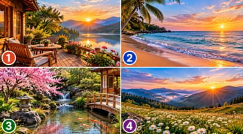 Chọn 1 khung cảnh bạn thấy dễ chịu nhất