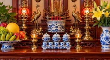 Bao lâu nên thay hũ gạo, muối, nước trên ban thờ?