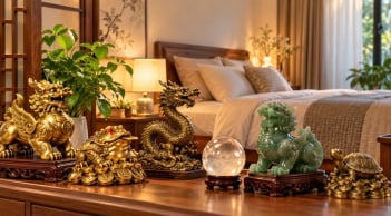 Tại sao không nên đặt linh vật phong thủy cầu tài lộc trong phòng ngủ?