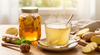 Vì sao nên uống nước gừng mật ong vào buổi sáng?