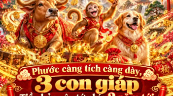 Phước càng tích càng dày, 3 con giáp Tiền bủa vây tứ phía 2 năm tới