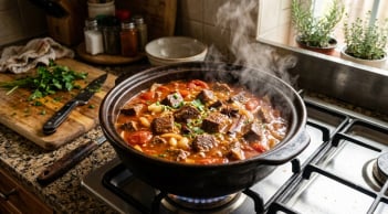 Cách nấu thịt bò hầm cà chua mềm ngon: Bí quyết giúp nước sốt sánh đậm, chan cơm cực hợp
