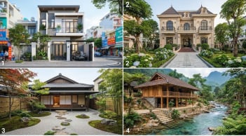 Chọn 1 ngôi nhà bạn thích nhất sẽ nói lên tương lai bạn giàu có cỡ nào?