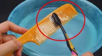 Tác dụng của việc bôi kem đánh răng lên lược