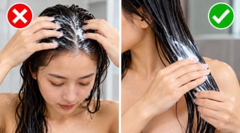 Tại sao không nên để dầu xả dính lên da đầu?