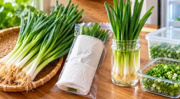 Mẹo cất hành lá tươi lâu, giữ mùi thơm, không vàng úa