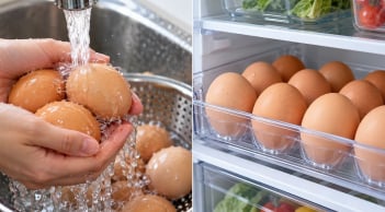 Vì sao không nên rửa trứng trước khi cất? Nếu trứng bẩn hãy làm cách khác