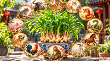 Trồng cây gừng phong thủy hợp với tuổi con giáp nào?