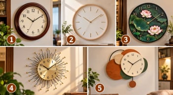 Chọn chiếc đồng hồ treo tường bạn thích nhất