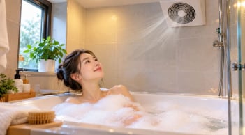 Khi đang tắm có nên bật quạt thông gió? Nhiều gia đình đang làm sai mà không biết