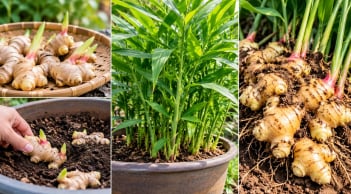 Cách trồng gừng trong chậu tại nhà để nhiều nhánh, nhiều củ, củ to mập