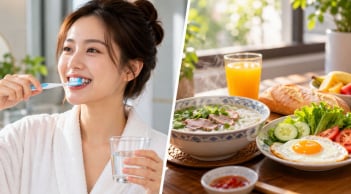Buổi sáng nên đánh răng trước hay ăn sáng trước? Câu trả lời nhiều người làm ngược