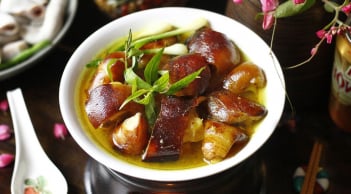 Cách nấu giả cầy chuẩn vị Hà Nội xưa, thơm nức riềng mẻ