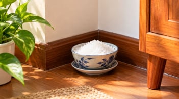 Vì sao nhiều người đặt bát muối ở góc phòng?