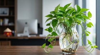 Cách trồng trầu bà thủy sinh xanh mướt, lá to, mầm non tua tủa