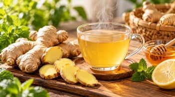 Cách pha trà gừng buổi sáng tốt cho sức khỏe