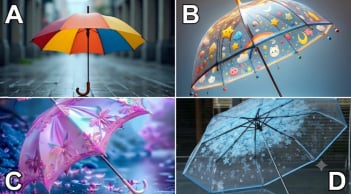Chọn 1 chiếc ô bạn sẽ lấy khi trời mưa: Tiết lộ điều gì đang chờ bạn phía trước