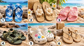 Chọn 1 đôi dép bạn dùng để đi biển, để xem bạn trong mắt người khác ra sao
