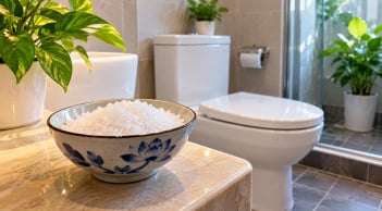 Vì sao nhiều người khuyên đặt bát muối trong nhà vệ sinh?