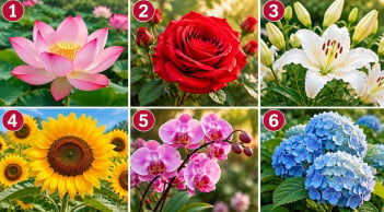 Chọn 1 bông hoa bạn ấn tượng nhất, xem bạn có vận may tài chính thế nào?