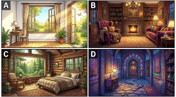 Hãy chọn 1 căn phòng bạn muốn bước vào, xem điều gì sắp đến?