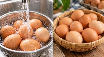 Tại sao không nên rửa trứng trước khi cất?