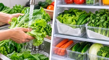 Vì sao không nên rửa rau trước khi cất tủ lạnh, nếu bẩn nên làm thế nào?