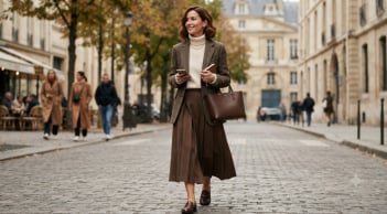 5 công thức phối đồ công sở mùa thu theo phong cách old money: Càng đơn giản càng sang