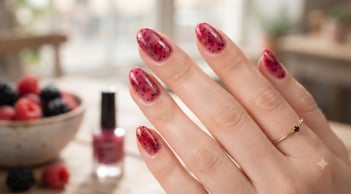 5 mẫu nail màu quả mọng giúp đôi tay trắng sáng, sang hơn: Xu hướng thu đông 2026